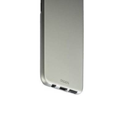 Чехол-накладка пластик Soft touch Deppa Air Case D-83307 для Samsung GALAXY S8+ SM-G955F 1мм Серебристый - фото 51987