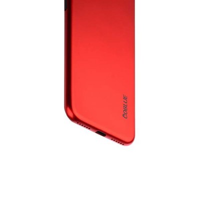 Чехол-накладка супертонкая Coblue Slim Series PP Case & Glass (2в1) для iPhone SE (2020г.)/ 8/ 7 (4.7) Красный - фото 52047