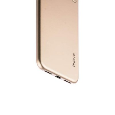 Чехол-накладка супертонкая Coblue Slim Series PP Case & Glass (2в1) для iPhone XS/ X (5.8") Золотистый - фото 52053
