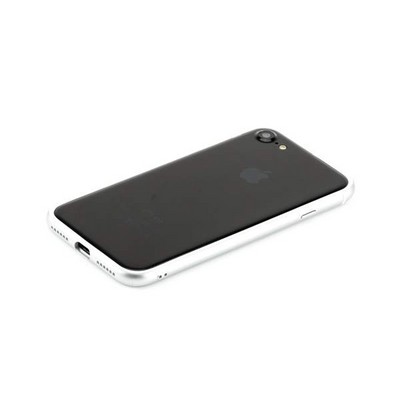 Бампер поликарбонат с силиконом Totu Evoque Series для Apple iPhone SE (2020г.)/ 8/ 7 (4.7") Серебристый - фото 52123