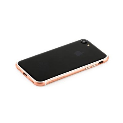 Бампер поликарбонат с силиконом Totu Evoque Series для Apple iPhone SE (2020г.)/ 8/ 7 (4.7") Розовое золото - фото 52127