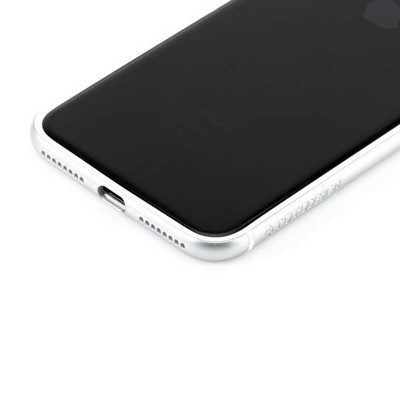 Бампер поликарбонат с силиконом Totu Evoque Series для Apple iPhone 8 Plus/ 7 Plus (5.5") Серебристый - фото 52132