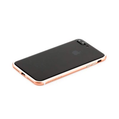 Бампер поликарбонат с силиконом Totu Evoque Series для Apple iPhone 8 Plus/ 7 Plus (5.5") Розовое золото - фото 52135