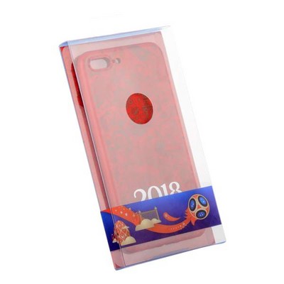 Чехол-накладка TPU Deppa D-103928 ЧМ по футболу FIFA™ Official Logotype для iPhone 8 Plus/ 7 Plus (5.5") Красный - фото 52205