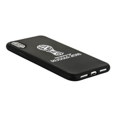 Чехол-накладка TPU Deppa D-103950 ЧМ по футболу FIFA™ Official Emblem для iPhone XS/ X (5.8") Белый - фото 52227