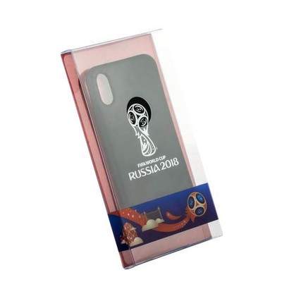 Чехол-накладка TPU Deppa D-103950 ЧМ по футболу FIFA™ Official Emblem для iPhone XS/ X (5.8") Белый - фото 52229