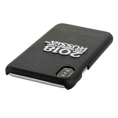 Чехол-накладка PU Deppa D-104239 ЧМ по футболу FIFA™ Official Logotype, вышивка для iPhone XS/ X (5.8") - фото 52234