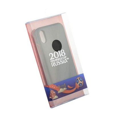 Чехол-накладка PU Deppa D-104239 ЧМ по футболу FIFA™ Official Logotype, вышивка для iPhone XS/ X (5.8") - фото 52235