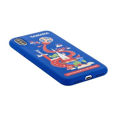 Чехол-накладка TPU Deppa D-103962 ЧМ по футболу FIFA™ Samara для iPhone XS/ X (5.8") - фото 52252