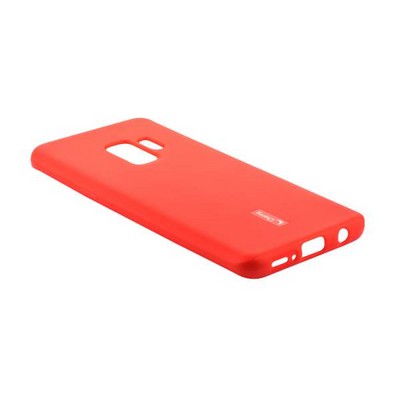 Чехол-накладка силиконовый Cherry матовый 0.4mm & пленка для Samsung Galaxy S9 Красный - фото 52258