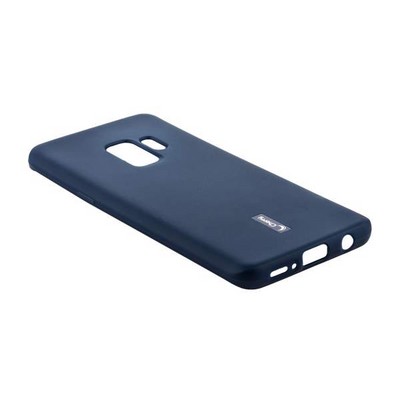 Чехол-накладка силиконовый Cherry матовый 0.4mm & пленка для Samsung Galaxy S9 Синий - фото 52261