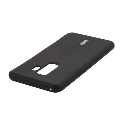 Чехол-накладка силиконовый Cherry матовый 0.4mm & пленка для Samsung Galaxy S9 Plus Черный - фото 52262