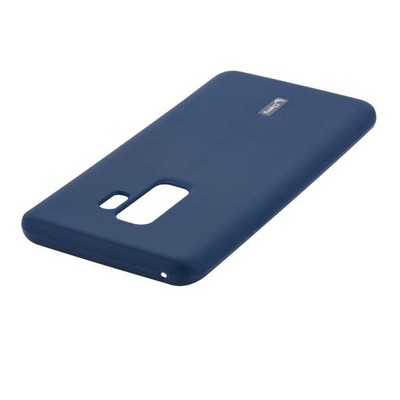 Чехол-накладка силиконовый Cherry матовый 0.4mm & пленка для Samsung Galaxy S9 Plus Синий - фото 52265