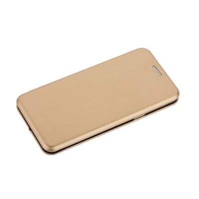 Чехол-книжка кожаный Fashion Case Slim-Fit для Samsung Galaxy S9 Gold Золотой - фото 52267