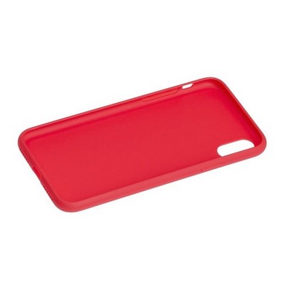 Чехол-накладка силикон Deppa Gel Color Case TPU D-85361 для iPhone XS/ X (5.8") 0.8мм Красный - фото 52342