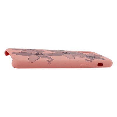 Чехол-накладка силиконовый Silicone Cover для iPhone XS/ X (5.8") Орхидея Розовый - фото 52370