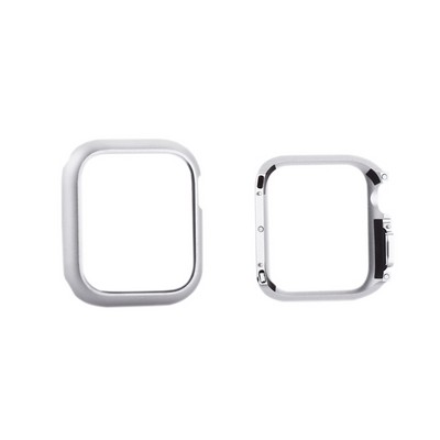 Чехол алюминиевый бампер COTECi магнитная рамка для Apple Watch Series 5/ 4 (CS7057-TS) 40мм Серебристый - фото 52401