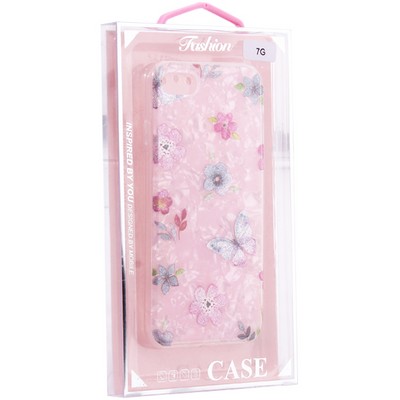 Чехол-накладка пластиковый MItrifON для iPhone SE (2020г.)/ 8/ 7 (4.7") с силиконовыми бортами Розовый вид №5 - фото 52501