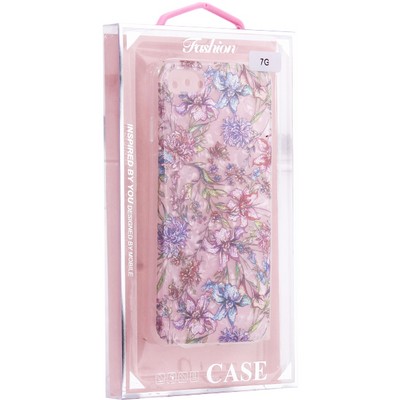 Чехол-накладка пластиковый MItrifON для iPhone SE (2020г.)/ 8/ 7 (4.7") с силиконовыми бортами Розовый вид №6 - фото 52503