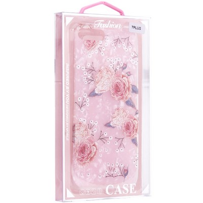 Чехол-накладка пластиковый MItrifON для iPhone 8 Plus/ 7 Plus (5.5") с силиконовыми бортами Розовый вид №3 - фото 52509