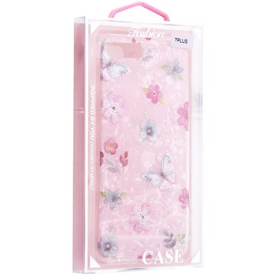 Чехол-накладка пластиковый MItrifON для iPhone 8 Plus/ 7 Plus (5.5") с силиконовыми бортами Розовый вид №5 - фото 52513