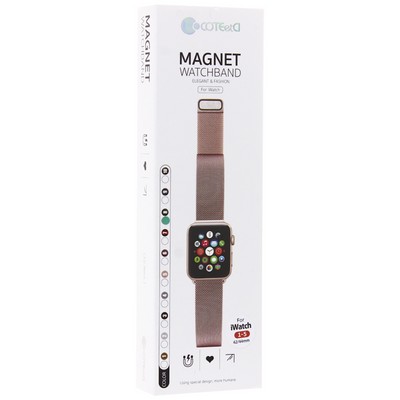 Ремешок из нержавеющей стали COTECi W6 MAGNET Band (WH5203-CL) для Apple Watch 44мм/ 42мм Армейский комуфляж - фото 52652