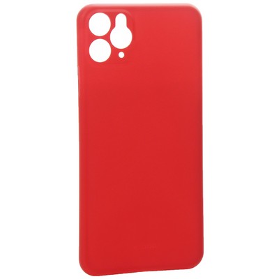 Чехол-накладка пластиковая KZDOO Air Skin 0.3мм для Iphone 11 Pro Max (6.5") Красная - фото 52685