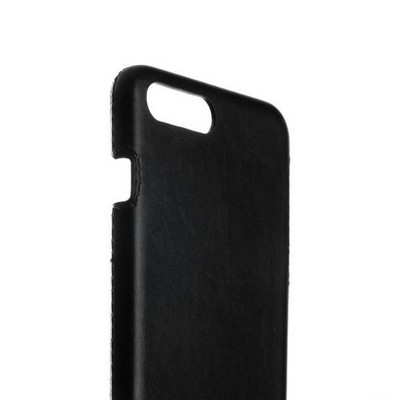 Чехол-накладка кожаный Valenta (C-1221) для iPhone 8 Plus/ 7 Plus (5.5") Back Cover Classic Style черный - фото 52836