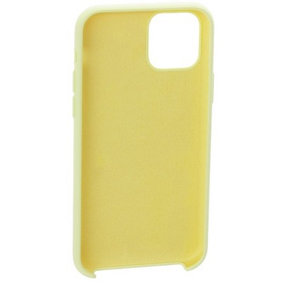 Накладка силиконовая MItrifON для iPhone 11 Pro Max (6.5") без логотипа Lemon cream Лимонный крем №51 - фото 52884