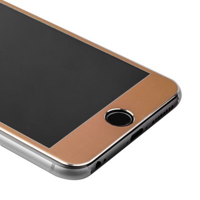 Стекло защитное&накладка пластиковая iBacks Full Screen Tempered Glass для iPhone 6s Plus/ 6 Plus (5.5) - (ip60185) Золотистое - фото 52940