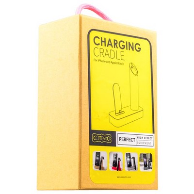 Док-станция COTECi Base1 Charging Cradle для Apple Watch & iPhone X/ 8 Plus/ 8 stand CS2045-MRG Pink-gold - Розовое золото - фото 53014