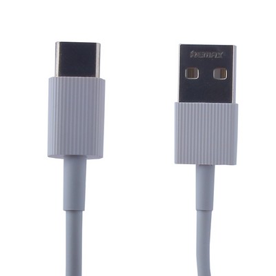 Дата-кабель USB Remax Chaino Series Cable (RC-120a) Type-C 2.1A круглый (1.0 м) Белый - фото 53101