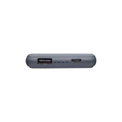 Аккумулятор внешний универсальный Deppa NRG 5000 mAh power bank D-33549 (USB: 5V-1.0A) Графитовый - фото 53234