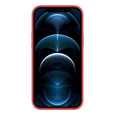 Чехол-накладка силикон Deppa Soft Silicone Case D-87770 для iPhone 12 Pro Max (6.7") Красный - фото 53322