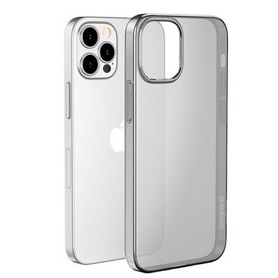Чехол силиконовый Hoco Light Series для iPhone 12 Pro Max (6.7") Дымчатый - фото 53378