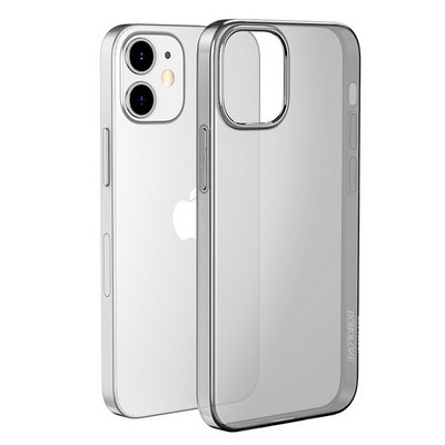 Чехол силиконовый Hoco Light Series для iPhone 12 mini (5.4") Дымчатый - фото 53380