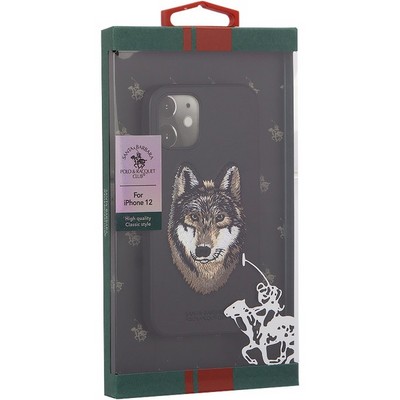 Накладка кожаная Club SAV Series для iPhone 12 mini (5.4") Wolf-волк - фото 53632