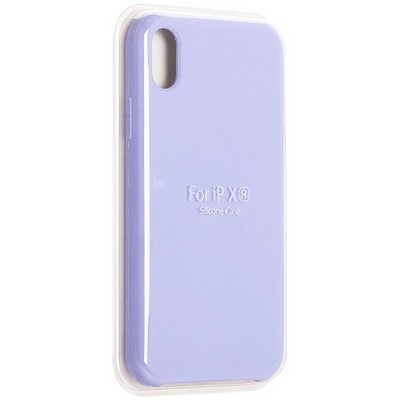 Накладка силиконовая MItrifON для iPhone XR (6.1") без логотипа Lilac Сиреневый №41 - фото 53697