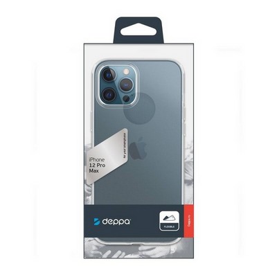Чехол-накладка силикон Deppa Gel Case Basic D-87748 для iPhone 12 Pro Max (6.7") Прозрачный - фото 53745