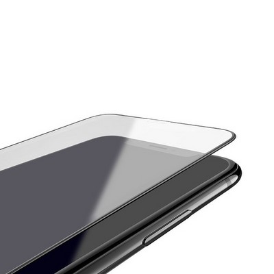 Стекло защитное Hoco Nano 3D G2 Anti-shock для iPhone 11 Pro Max/ XS MAX (6.5") Black - фото 53789
