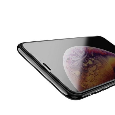 Стекло защитное Hoco Nano 3D G2 Anti-shock для iPhone 11 Pro Max/ XS MAX (6.5") Black - фото 53792