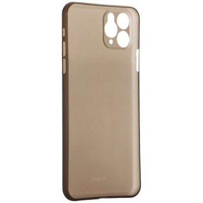Чехол-накладка пластиковая KZDOO Air Skin 0.3мм для Iphone 11 Pro Max (6.5") Серая - фото 53835