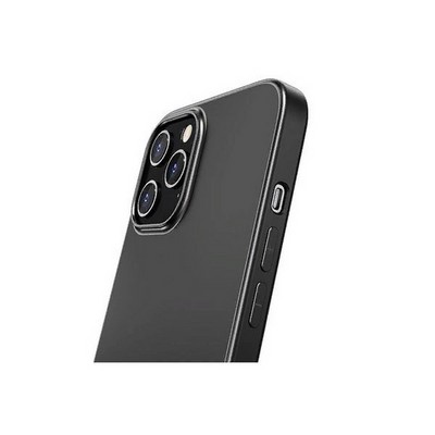 Чехол силиконовый Hoco Fascination Series ультратонкий для iPhone 12 Pro Max (6.7") Черный - фото 53956