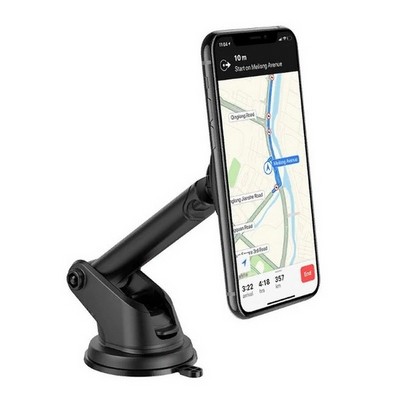 Автомобильный держатель Hoco CA67 Sagittarius series stretch magnetic car holder магнитный универсальный на присоске черный - фото 54066