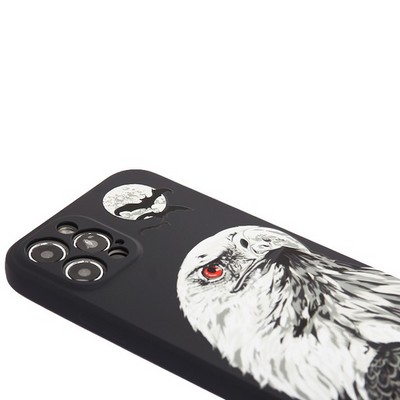 Чехол-накладка силикон MItriFON для iPhone 12 Pro (6.1") 0.8мм с флуоресцентным рисунком AW J73 - фото 54143