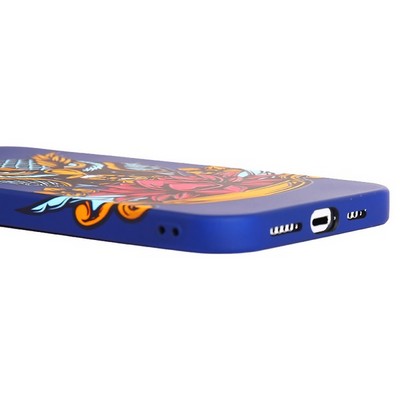 Чехол-накладка силикон MItriFON для iPhone 12 Pro Max (6.7") 0.8мм с флуоресцентным рисунком AW J68 - фото 54184