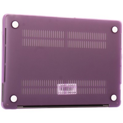 Защитный чехол-накладка HardShell Case для Apple MacBook Air 13 (2010-2017г.г.) A1466/A1369 матовая Фиолетовая - фото 54254