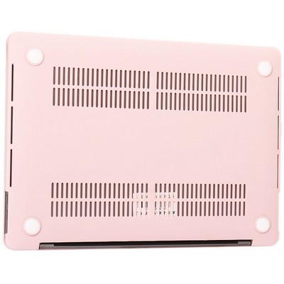 Защитный чехол-накладка HardShell Case для Apple MacBook Air 13 (2010-2017г.г.) A1466/A1369 матовая Розовая - фото 54258