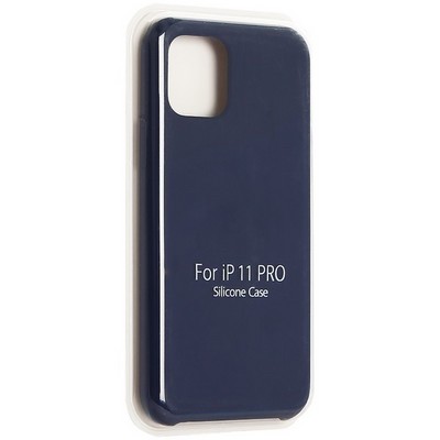 Накладка силиконовая MItrifON для iPhone 11 Pro (5.8") без логотипа Ультрамарин №63 - фото 54262