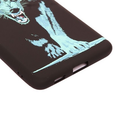 Чехол-накладка силикон MItriFON для Samsung S21 Plus 0.8мм с флуоресцентным рисунком AW J74 - фото 54435
